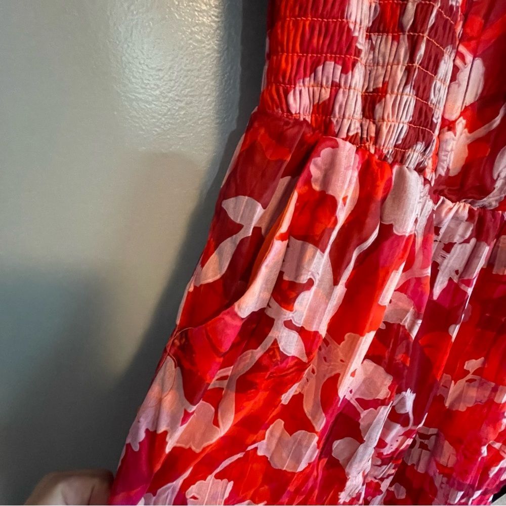 Torrid Red and Pink Floral Dress - Picture 6 of 10